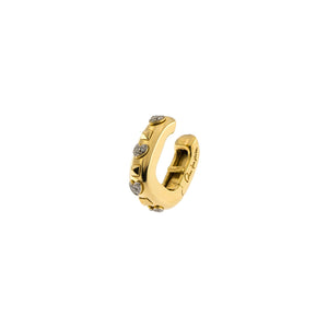ORZ-EAR CW AU EARCUFF ZIRCONI BIANCHI