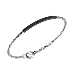 perb21wb Bracciale in acciaio con diamanti
