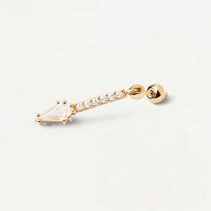 pg01-728-u Super vero single gold earrings
