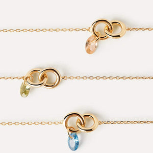 pu01-774-u bracciale in argento dorato blue lily