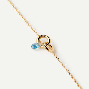 pu01-774-u bracciale in argento dorato blue lily