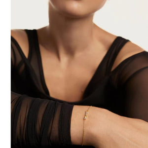 pu01-788-u braccialetto in argento dorato rainbow