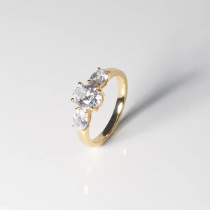 sj-r2340-cz-yg-50 Anello tre elisse mis 50
