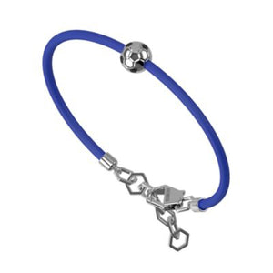 spfb01wn Bracciale in caucciù con palla da calcio