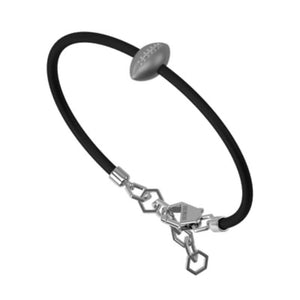 sprb01wb Bracciale in caucciù con palla da rugby