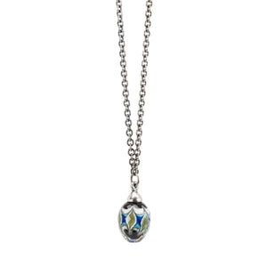 Collana d'argento puro con perla