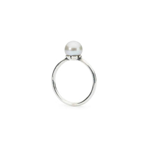 Anello petali di Perla Grigia 13
