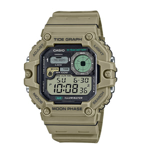 ws-1700h-5avef orologio casio digitale verde
