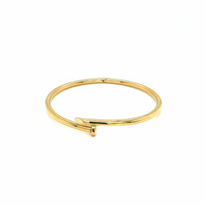 Bracciale oro 18 kt forma chiodo con scatto a manetta