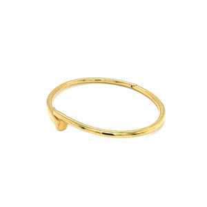 Bracciale oro 18 kt forma chiodo con scatto a manetta